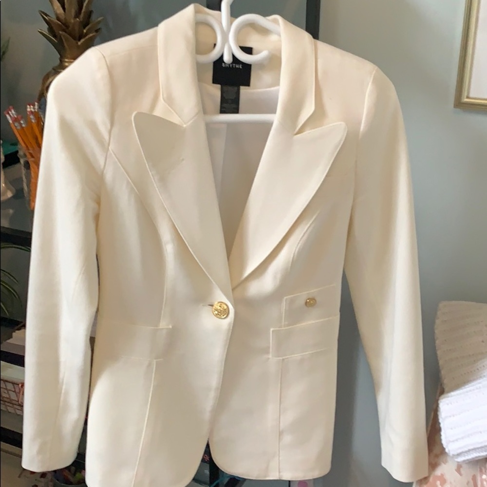 Smythe Wool Crepe sz 2 Dutchess blazer